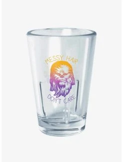 Boxlunch Star Wars Messy Hairs Mini Glass