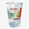 Boxlunch Star Wars Periodically Comp Mini Glass
