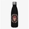Boxlunch Star Wars The Mandalorian Lone Wolf Black Stainless Steel Water Bottle