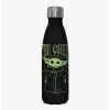 Boxlunch Star Wars The Mandalorian The Child Black Stainless Steel Water Bottle