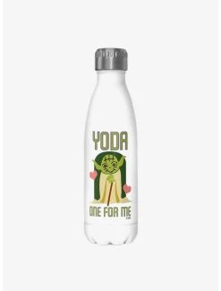 Boxlunch Star Wars Yoda One White Stainless Steel Water Bottle