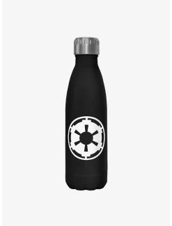 Boxlunch Star Wars Empire Emblem Black Stainless Steel Water Bottle