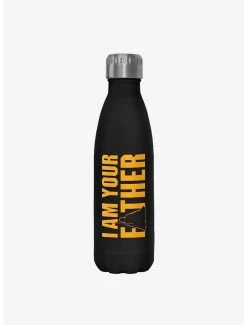 Boxlunch Star Wars Fathers Day Black Stainless Steel Water Bottle