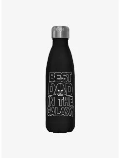 Boxlunch Star Wars Galaxy Dad Black Stainless Steel Water Bottle
