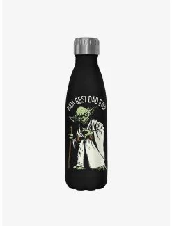 Boxlunch Star Wars Green Dad Black Stainless Steel Water Bottle