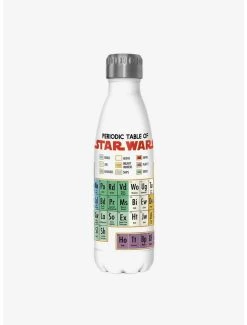Boxlunch Star Wars Periodically White Stainless Steel Water Bottle