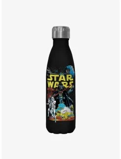Boxlunch Star Wars Rebel Classic Black Stainless Steel Water Bottle