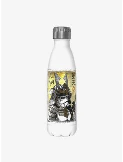 Boxlunch Star Wars Samurai Trooper White Stainless Steel Water Bottle