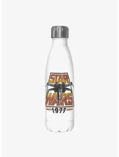 Boxlunch Star Wars Space Travel White Stainless Steel Water Bottle