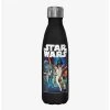 Boxlunch Star Wars Star Wars Poster Black Stainless Steel Water Bottle