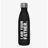 Boxlunch Star Wars The Father Black Stainless Steel Water Bottle
