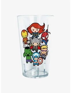 Boxlunch Marvel Kawaii Avengers Group Tritan Cup