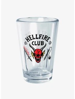 Boxlunch Stranger Things Hellfire Club Logo Mini Glass