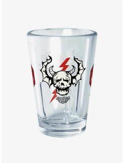 Boxlunch Stranger Things Hellfire Club Lightning Mini Glass