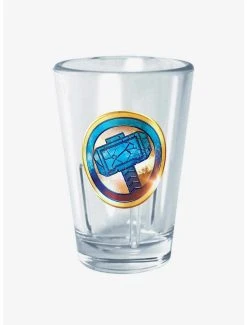 Boxlunch Marvel Thor: Love And Thunder Mjolnir Mini Glass