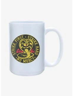 Boxlunch Cobra Kai Strike Hard, Strike First No Mercy Mug 15oz