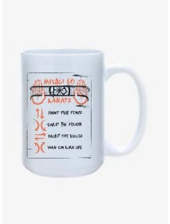 Boxlunch Cobra Kai Miyagi Do Karate Instructions Mug 15oz
