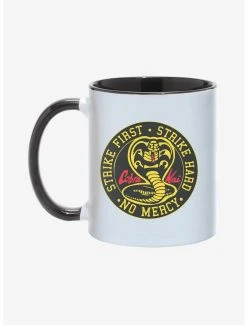 Boxlunch Cobra Kai Strike Hard, Strike First No Mercy Mug 11oz