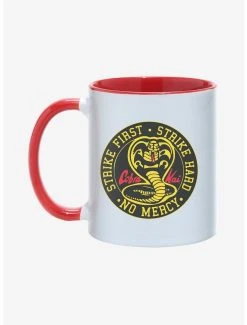 Boxlunch Cobra Kai Strike Hard, Strike First No Mercy Mug 11oz