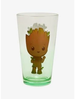 Marvel Guardians Of The Galaxy Groot Waving Pint Glass - BoxLunch Exclusive