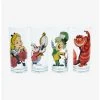 Boxlunch Disney Alice In Wonderland Floral Portraits Glass Set