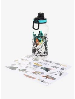 Boxlunch Star Wars Classic Characters Water Bottle With Stickers