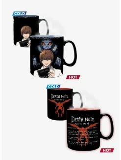 Boxlunch Death Note Heat Change Mug Set