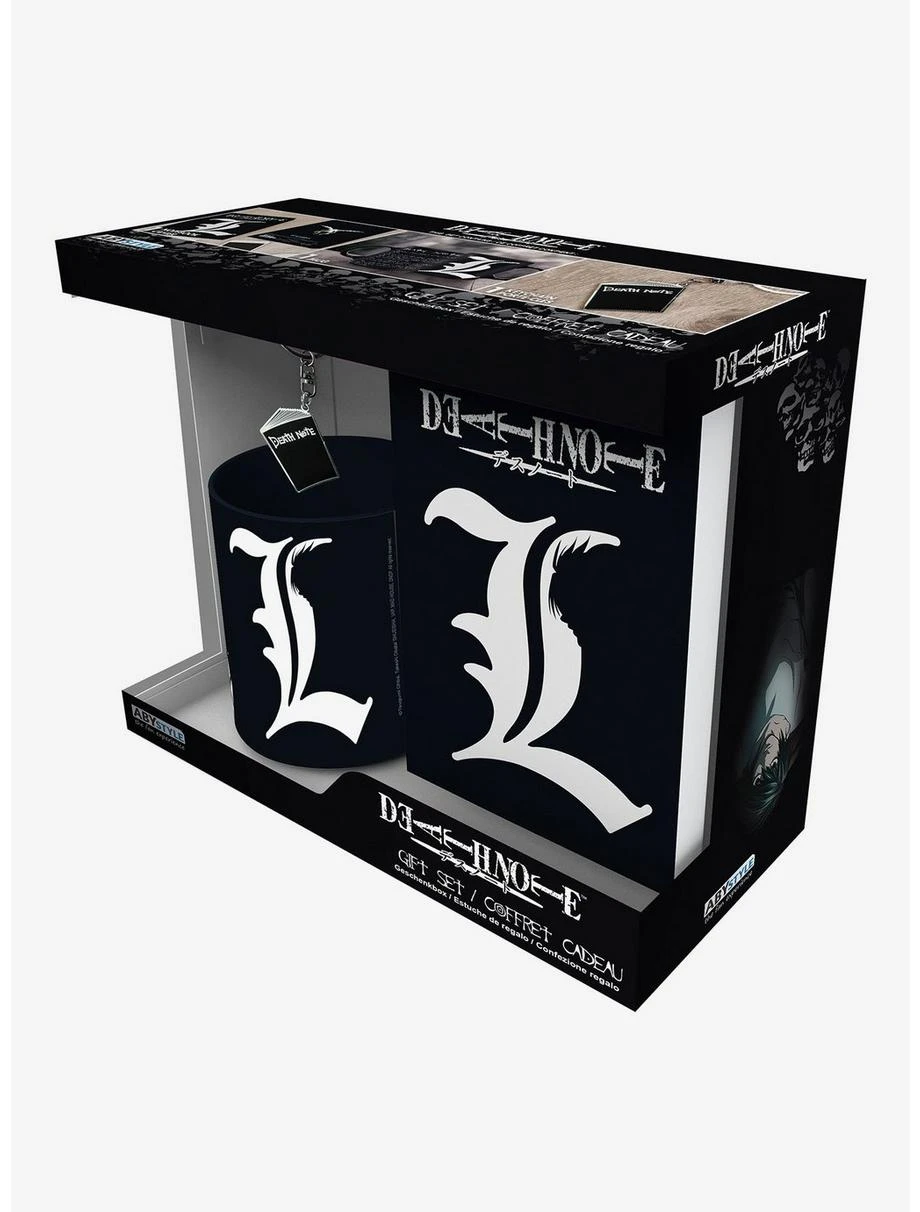 Boxlunch Death Note "L" Notebook, Mug, And Keychain Set