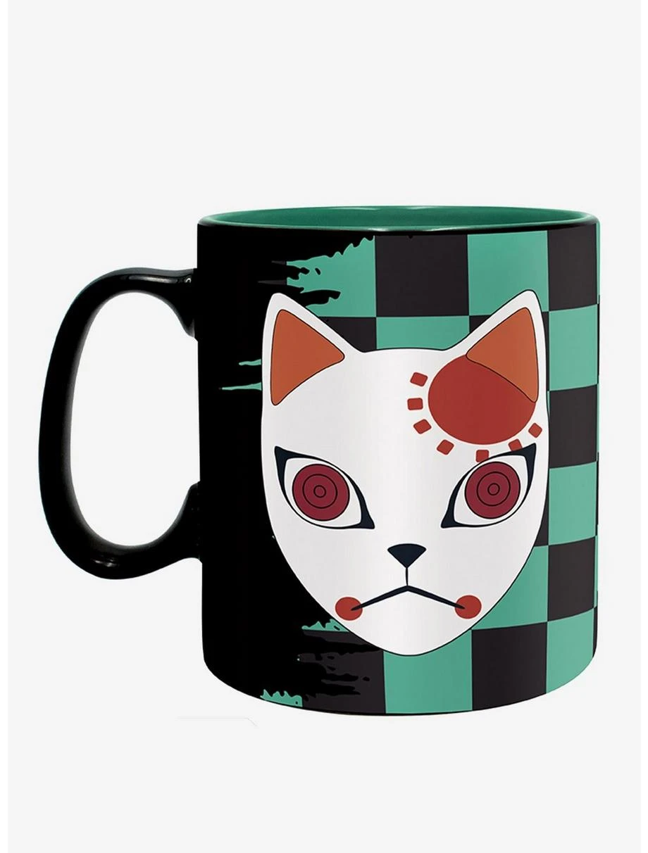 Boxlunch Demon Slayer: Kimetsu No Yaiba Tanjiro Mask And Hanafuda Earrings Mug Set 4 Boxlunch Demon Slayer: Kimetsu No Yaiba Tanjiro Mask And Hanafuda Earrings Mug Set - Image 4