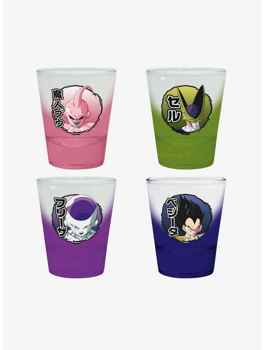 Boxlunch Dragon Ball Z Kakarot Shot Glass Set 4 Boxlunch Dragon Ball Z Kakarot Shot Glass Set - Image 4
