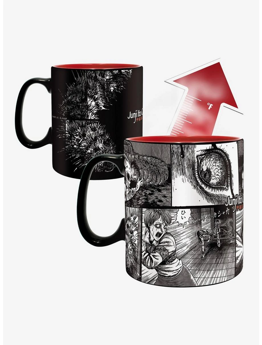 Boxlunch Junji Ito Honored Ancestor And Souichi's Curse Mug Set 3 Boxlunch Junji Ito Honored Ancestor And Souichi's Curse Mug Set - Image 3