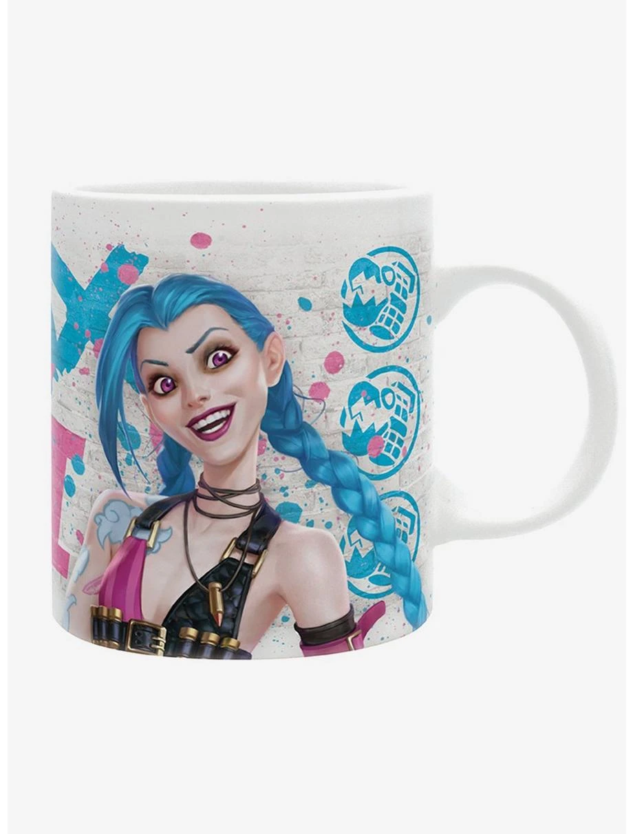 Boxlunch League Of Legends Vi Jinx Mug And Thresh Keychain Set 2 Boxlunch League Of Legends Vi Jinx Mug And Thresh Keychain Set - Image 2