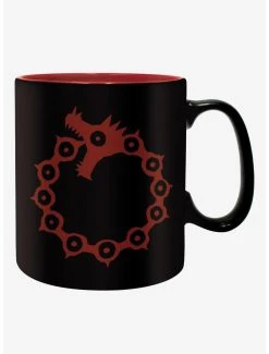 Alternative view of Boxlunch The Seven Deadly Sins Emblems And Chibi Sins Mug Set