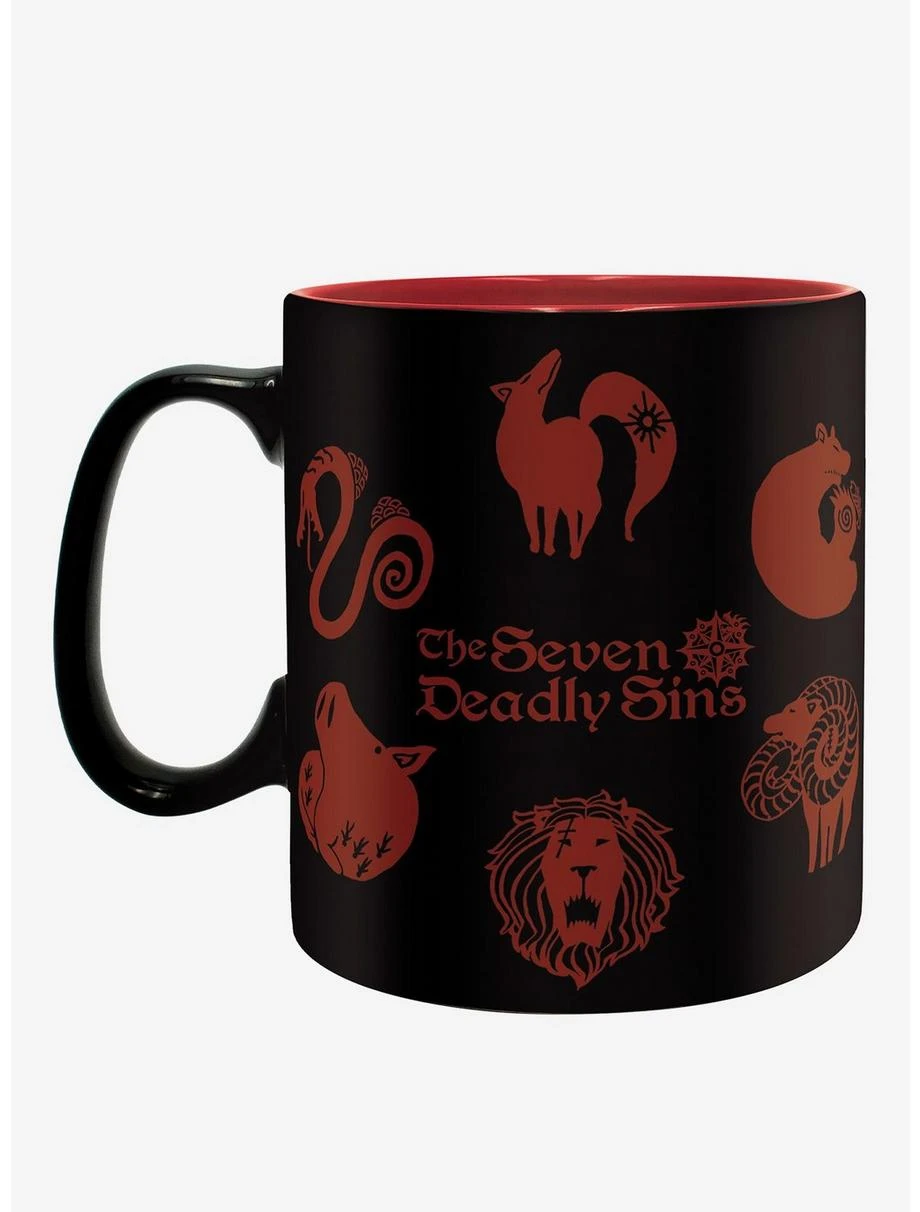 Boxlunch The Seven Deadly Sins Emblems And Chibi Sins Mug Set 3 Boxlunch The Seven Deadly Sins Emblems And Chibi Sins Mug Set - Image 3