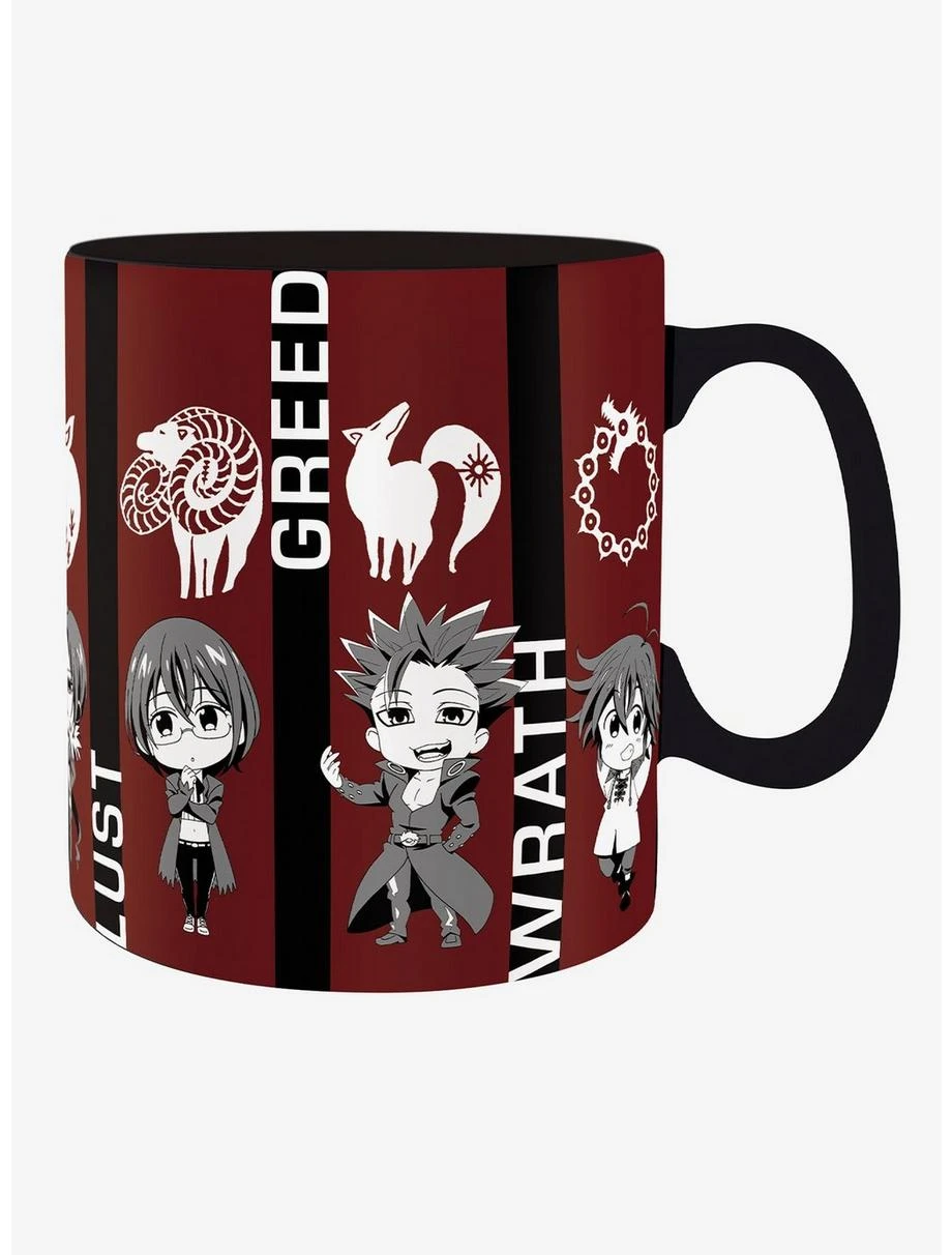 Boxlunch The Seven Deadly Sins Emblems And Chibi Sins Mug Set 4 Boxlunch The Seven Deadly Sins Emblems And Chibi Sins Mug Set - Image 4