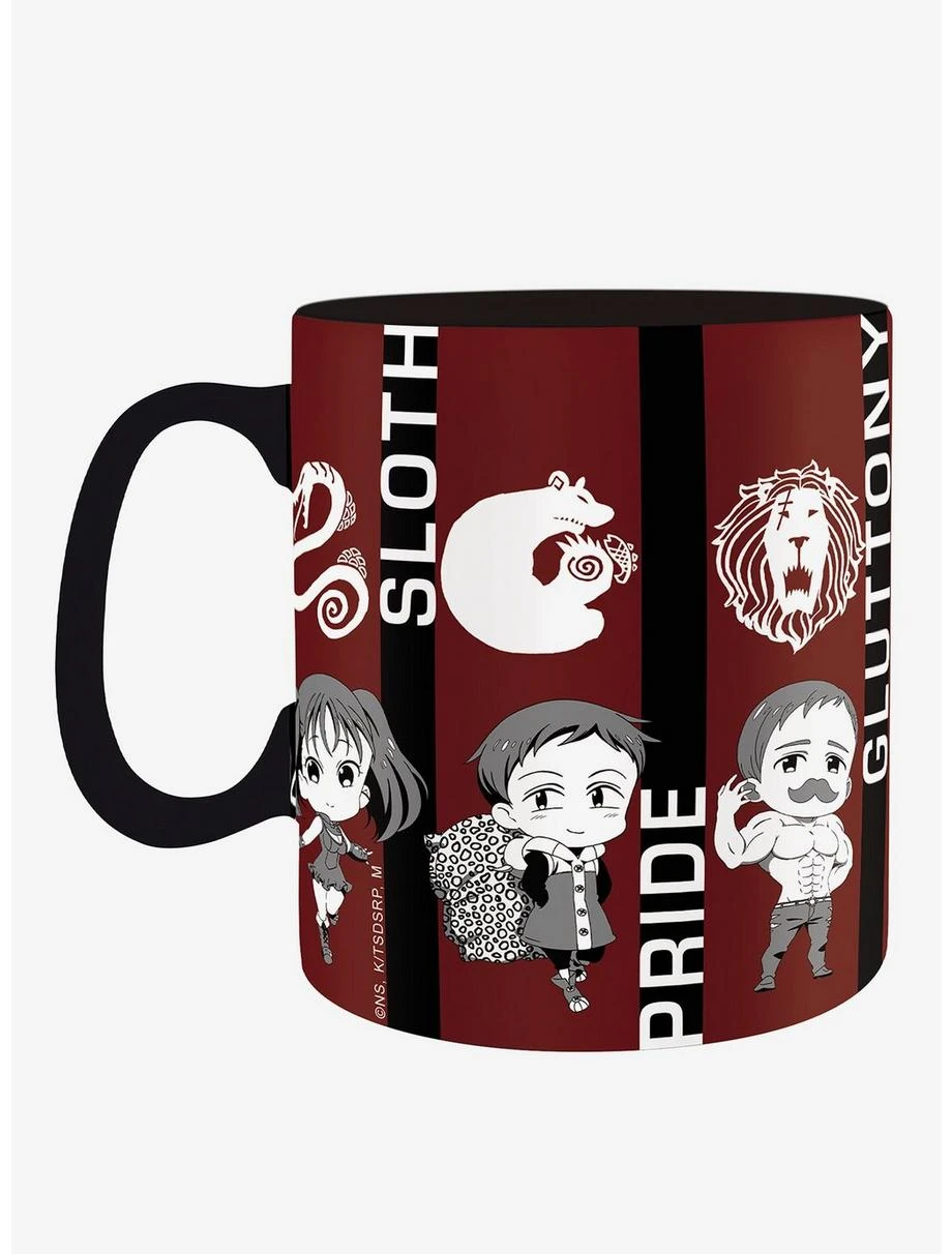 Boxlunch The Seven Deadly Sins Emblems And Chibi Sins Mug Set 5 Boxlunch The Seven Deadly Sins Emblems And Chibi Sins Mug Set - Image 5