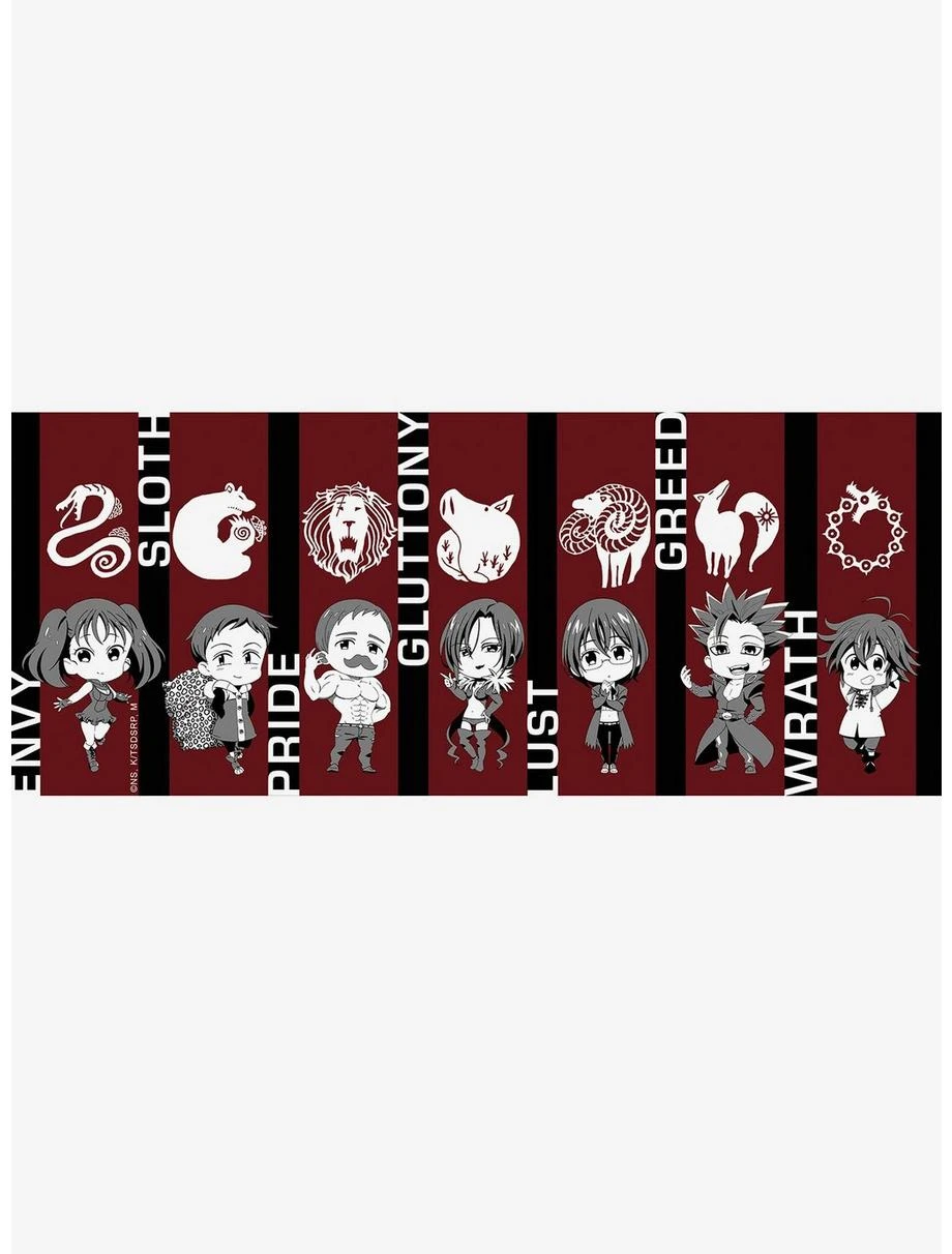 Boxlunch The Seven Deadly Sins Emblems And Chibi Sins Mug Set 6 Boxlunch The Seven Deadly Sins Emblems And Chibi Sins Mug Set - Image 6