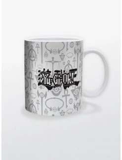 Boxlunch Yu-Gi-Oh! Logo B&W Mug