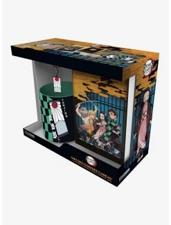 Boxlunch Demon Slayer: Kimetsu No Yaiba 3 Mug Pcs Gift Set