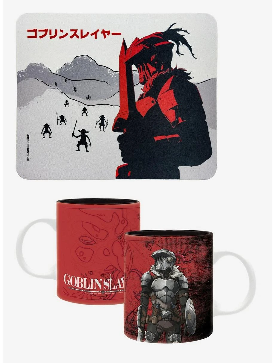 Boxlunch Goblin Slayer Mousepad & Mug Set 1 Boxlunch Goblin Slayer Mousepad & Mug Set