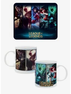 Boxlunch League Of Legends Mug & Mousepad Set Includes Champions Mousepad