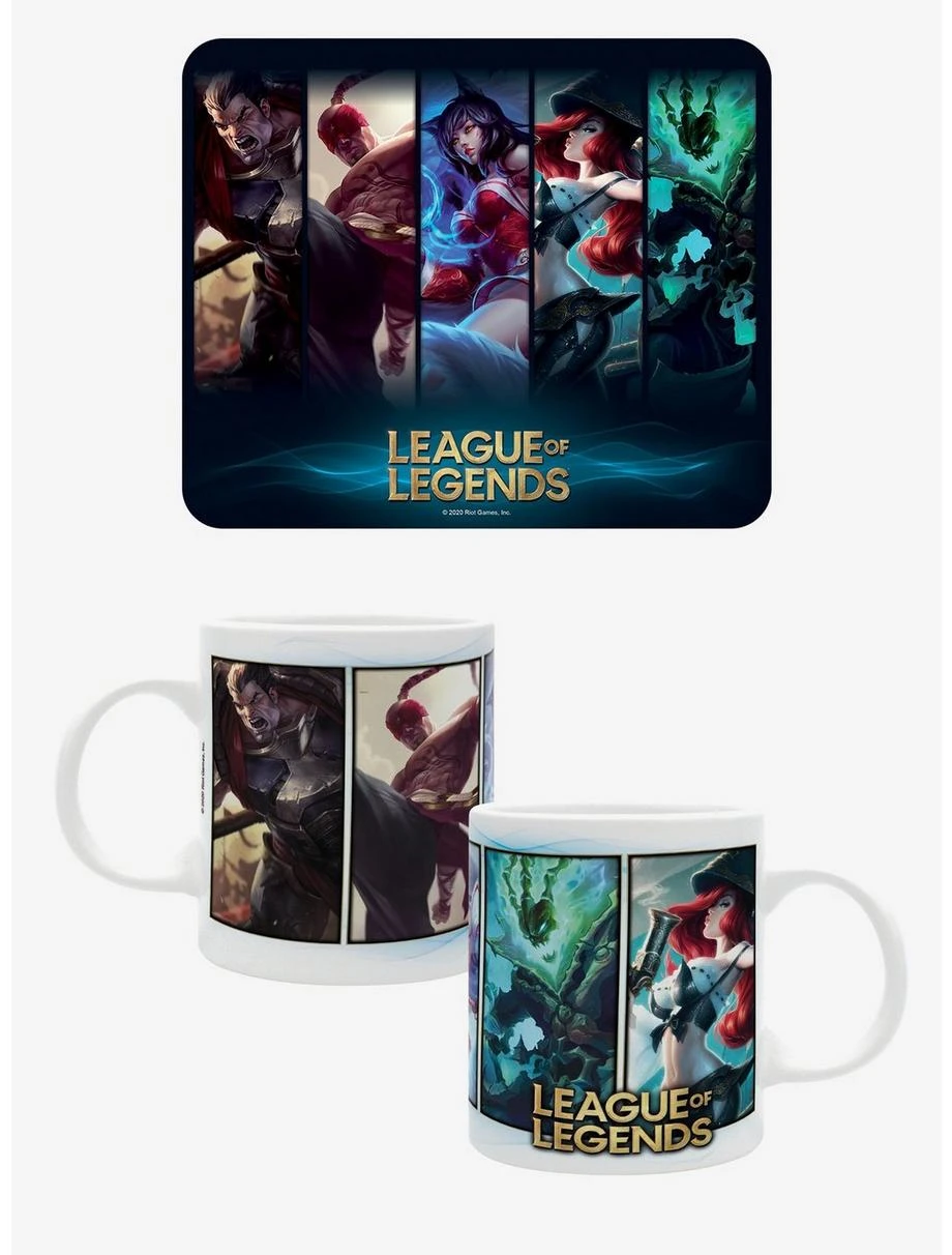 Boxlunch League Of Legends Mug & Mousepad Set Includes Champions Mousepad 1 Boxlunch League Of Legends Mug & Mousepad Set Includes Champions Mousepad