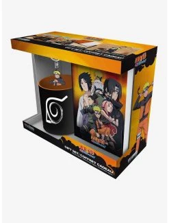 Boxlunch Naruto Shippuden Mug Gift Set 3 Pcs