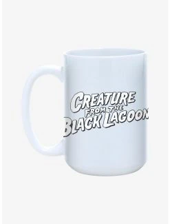Alternative view of Boxlunch Universal Monsters Creature From The Black Lagoon Logo Mug 15oz