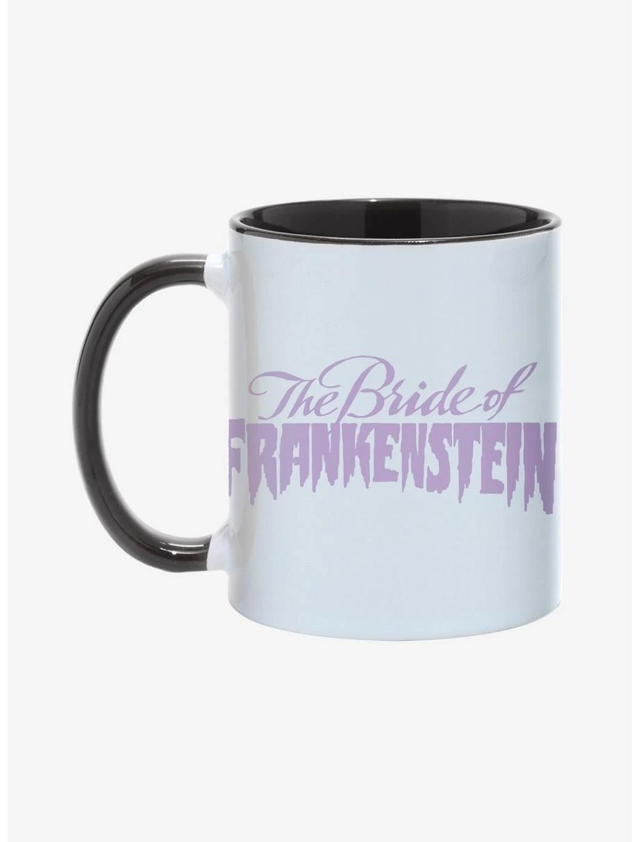 Boxlunch Universal Monsters The Bride Of Frankenstein Logo Mug 1 Boxlunch Universal Monsters The Bride Of Frankenstein Logo Mug