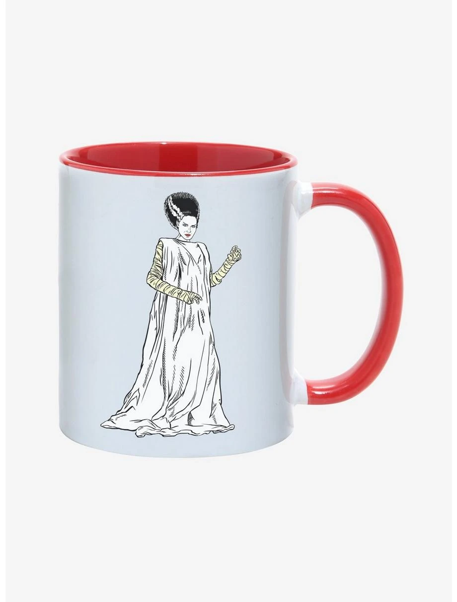 Boxlunch Universal Monsters The Bride Of Frankenstein Portrait Mug - Image 2