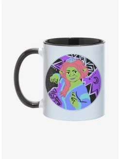 Boxlunch Shrek Fiona Fighting Pose Mug 11oz