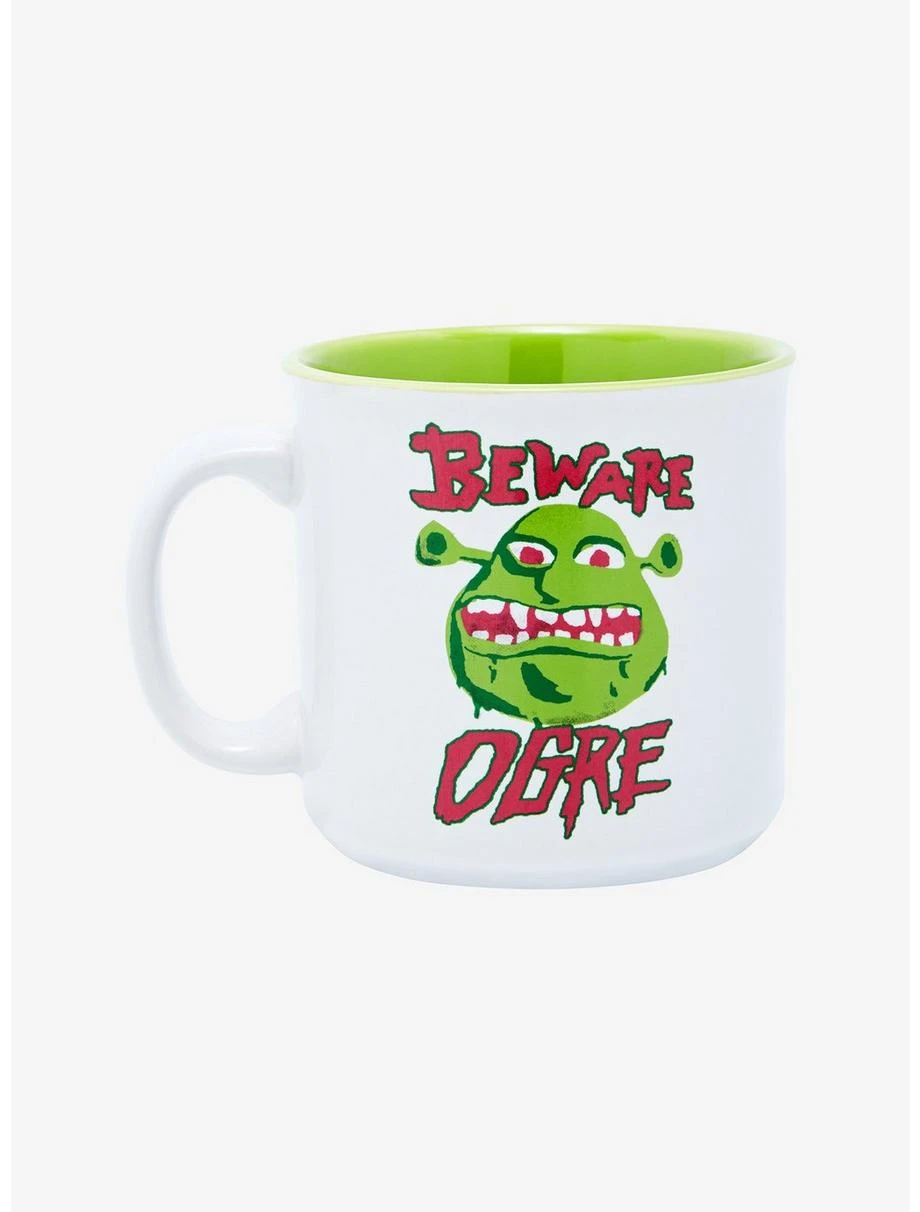 Boxlunch Shrek Beware Ogre Camper Mug 1 Boxlunch Shrek Beware Ogre Camper Mug