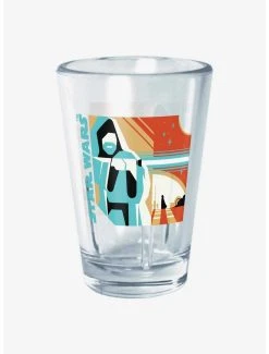Boxlunch Star Wars Geometric Obi Wan Mini Glass