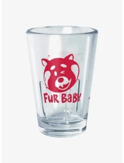 Boxlunch Disney Pixar Turning Red Fur Baby Mini Glass